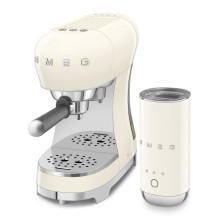 Kavos aparatas - Smeg ECF12CREU + MFF02 Cream