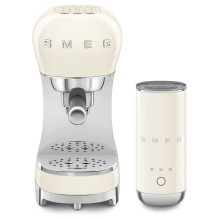 Kavos aparatas - Smeg ECF12CREU + MFF02 Cream