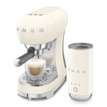 Kavos aparatas - Smeg ECF12CREU + MFF02 Cream