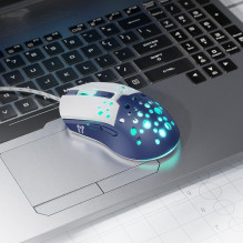 Laidinė pelė Hoco GM51 Gaming balta / mėlyna