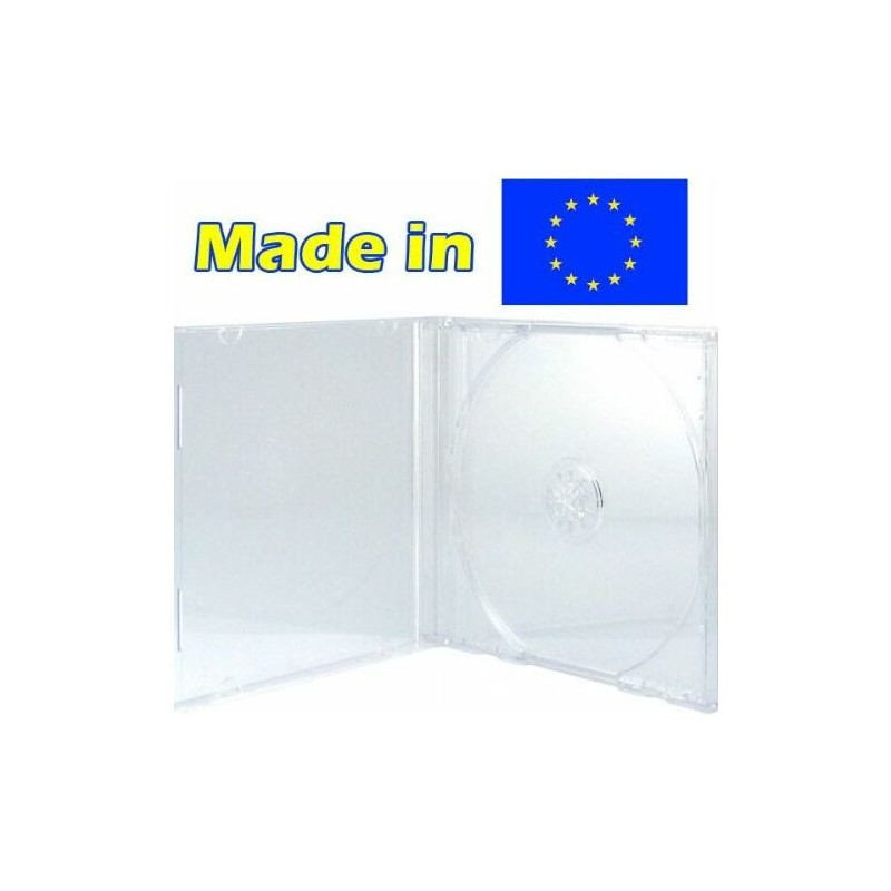 MediaRange CD / DVD plain plastic case 100 pcs. - BOX24