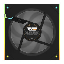 Korpuso Ventiliatorius - DarkFlash DM8 LINE Black 800-1 600 RPM 58 CFM PWM ARGB, Juodas Korpuso Ventiliatorius - DarkFlash DM8 LINE Black 800-1 600 RPM 58 CFM PWM ARGB, Juodas