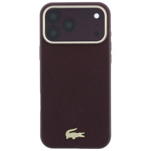 Dėklas Lacoste PU Leather Champs Elysees Gold Logo MagSafe Apple iPhone 18 Pro tamsiai raudonas Dėklas Lacoste PU Leather Champs Elysees Gold Logo MagSafe Apple iPhone 18 Pro tamsiai raudonas