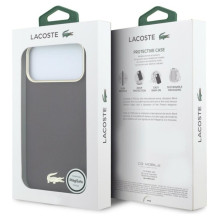 Dėklas Lacoste PU Leather Champs Elysees Gold Logo MagSafe Apple iPhone 18 Pro tamsiai raudonas Dėklas Lacoste PU Leather Champs Elysees Gold Logo MagSafe Apple iPhone 18 Pro tamsiai raudonas