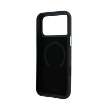Dėklas Lacoste PVC Petit Pique Semi Wrap Embossed MagSafe Apple iPhone 18 Pro tamsiai raudonas Dėklas Lacoste PVC Petit Pique Semi Wrap Embossed MagSafe Apple iPhone 18 Pro tamsiai raudonas