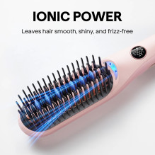 Wavytalk Thermal Brush SteamBrush Pro Hair styling comb Pink Wavytalk Thermal Brush SteamBrush Pro Hair styling comb Pink