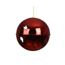 Christmas Tree toy Decoris Bell, red, iron / polystyrene