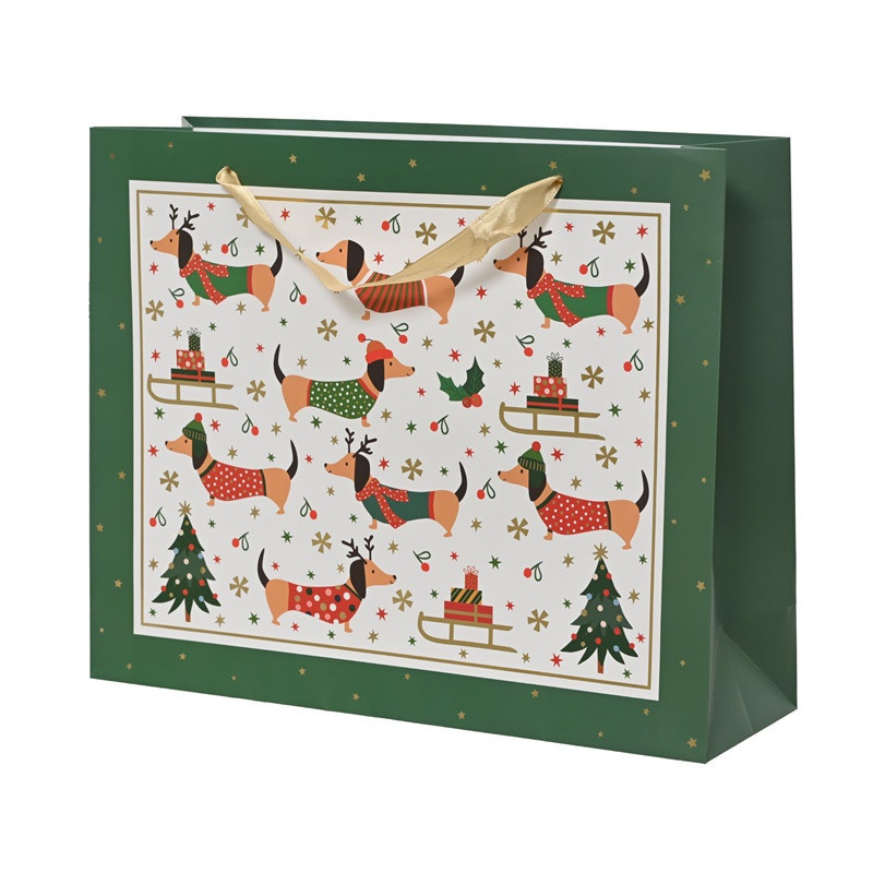 Gift bag Decoris Dog, 10 cm x 26 cm x 32 cm