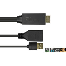 Good Connections Adapter HDMI2.0b-St.-DP1.2-Bu. 0,3m Good Connections Adapter HDMI2.0b-St.-DP1.2-Bu. 0,3m