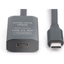 Digitus Aktives USB 3.2 Gen 1 Verlängerungskabel, USB-C Stecker USB-C Buchse (Black, 5 Meter, Repeater Kabel) Digitus Aktives USB 3.2 Gen 1 Verlängerungskabel, USB-C Stecker USB-C Buchse (Black, 5 Meter, Repeater Kabel)