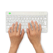 Klaviatūra R-GO Tools R-Go Tools ergonominė R-Go Compact Break klaviatūra, Bluetooth, su pertraukų programine įranga, QW Klaviatūra R-GO Tools R-Go Tools ergonominė R-Go Compact Break klaviatūra, Bluetooth, su pertraukų programine įranga, QW