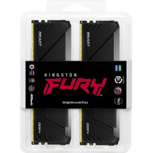 Kingston Fury Beast RGB Black 4x32GB DDR4 3200MHz DIMM KF432C16BB2AK4 / 128 Kingston Fury Beast RGB Black 4x32GB DDR4 3200MHz DIMM KF432C16BB2AK4 / 128