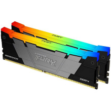 Kingston Fury Renegade RGB 2x32GB DDR4 3600MHZ UDIMM KF436C18RB2AK2 / 64 Kingston Fury Renegade RGB 2x32GB DDR4 3600MHZ UDIMM KF436C18RB2AK2 / 64