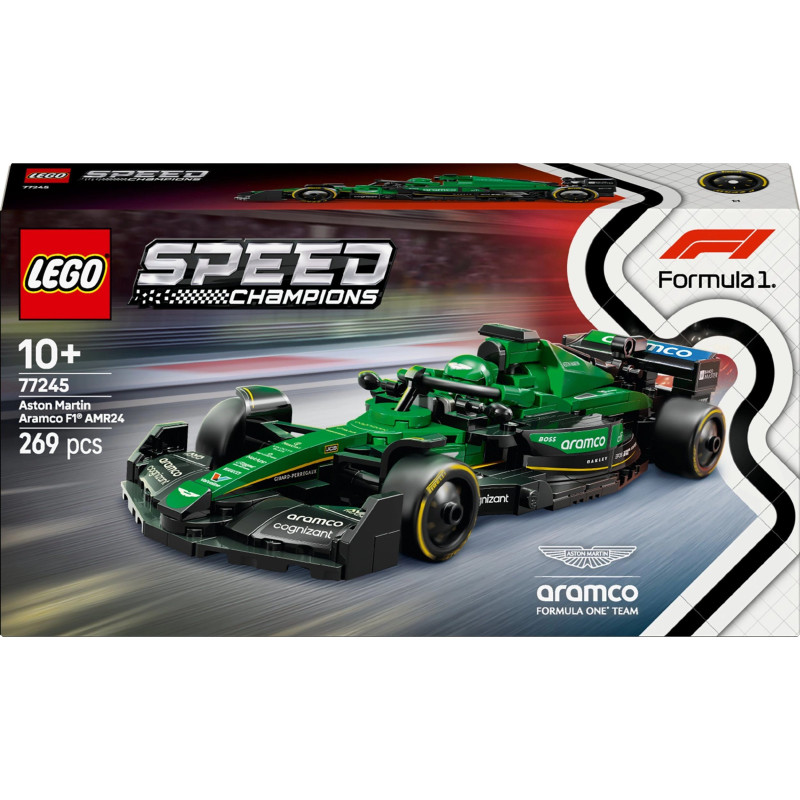 LEGO® Speed Champions Racing Car Aston Martin Aramco F1® AMR24 (77245)