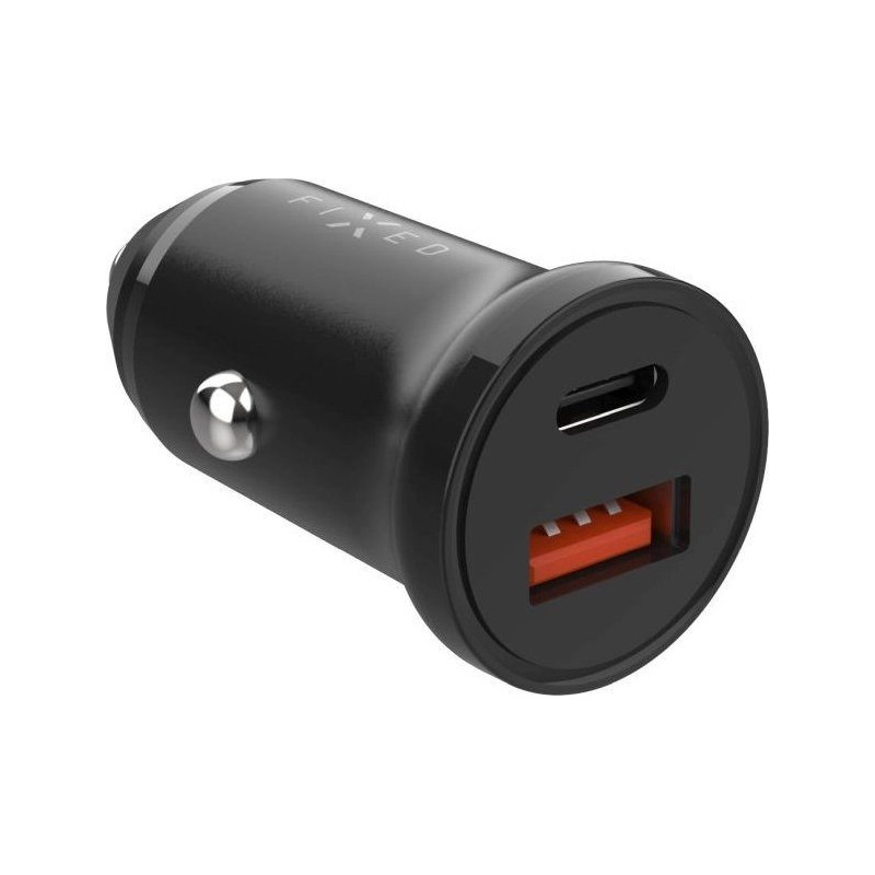 Fixed Automobilinis įkroviklis USB-C / USB 20W FIXCC20N-CU-BK