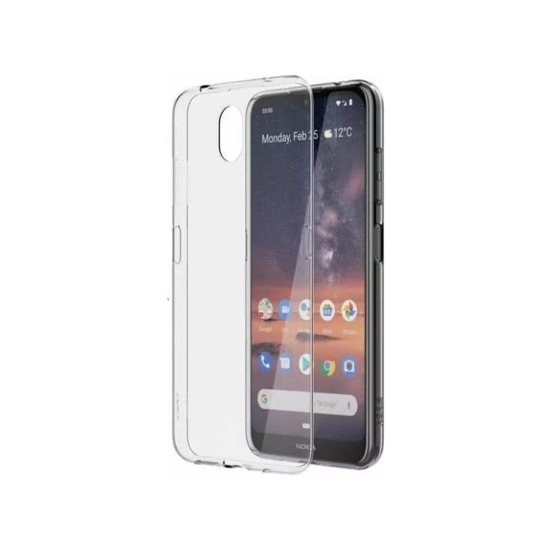 Fusion Ultra Back Case 0.3 mm Durable Silicone Protective Cover For Nokia 1.3 Transparent