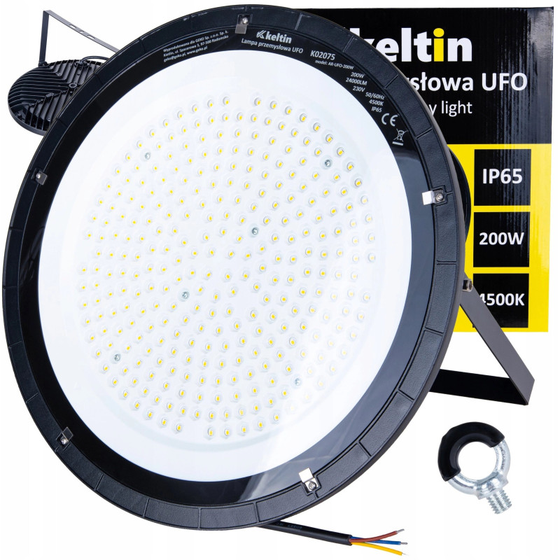 KELTIN UFO LED industrial lamp 200W 24000LM 4500K IP65 (10)