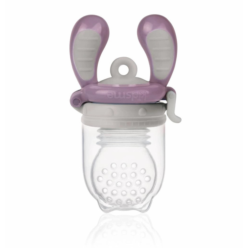 New! Special offer! Kidsme Food Feeder baby feeding device for solid foods (large) Plum from 6 months 160337PL