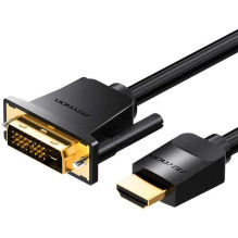 Kabel HDMI ir DVI 5m Vention ABFBJ (Czarny)