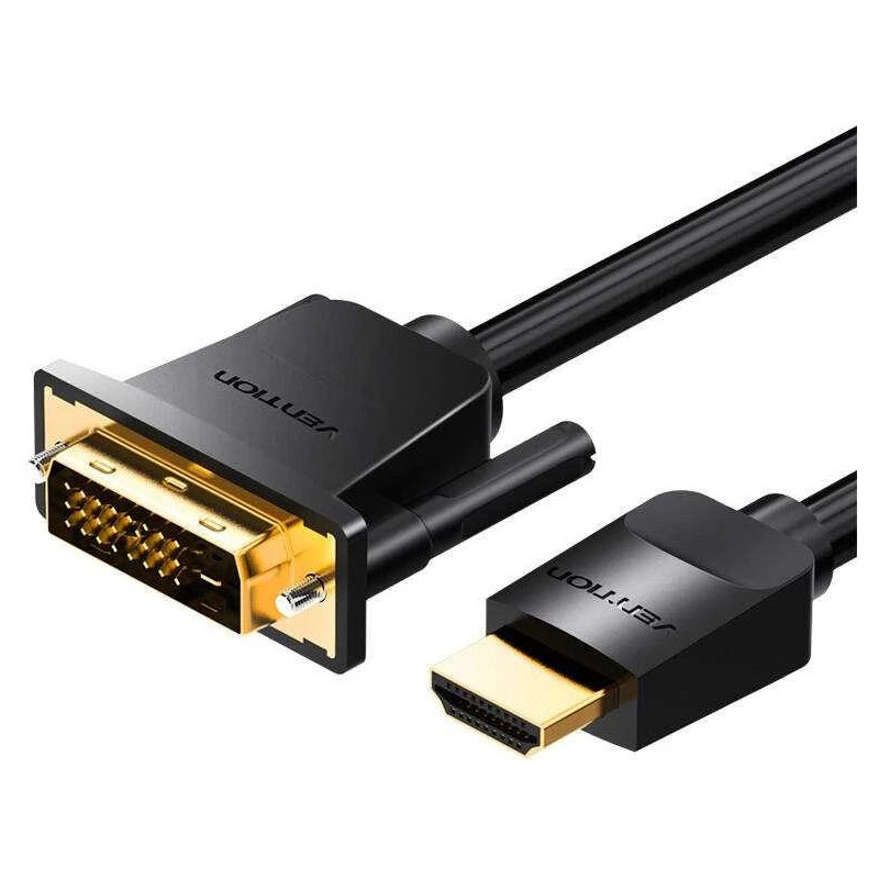 Kabel HDMI do DVI 5m Vention ABFBJ (Czarny)
