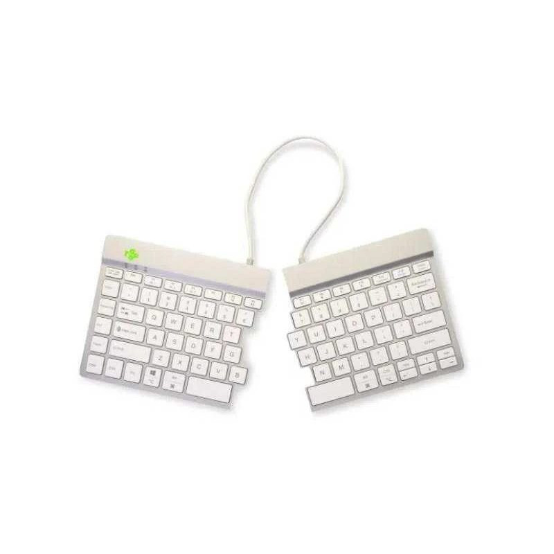 Belaidė padalinta klaviatūra, balta RGOSBUKWLWH, gamintojas R-GO TOOLS