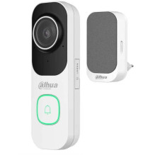 WIRELESS DOORBELL WITH CAMERA + WIRELESS CHIME VDKP01-WG Wi-Fi 6 4 Mpx DAHUA