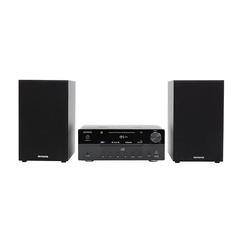 Bokštas Aiwa AIWA Bluetooth muzikos mikrosistema juoda MSBTU-550 (8435256811810)