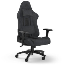 Corsair TC100 „Relaxed Fabric“ juoda / pilka – žaidimų kėdė