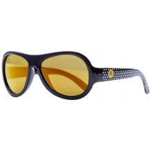 SHADEZ Dizainerio „Polka Sunflower Black“ vaikiški akiniai nuo saulės (3–7 metams) SHZ 49