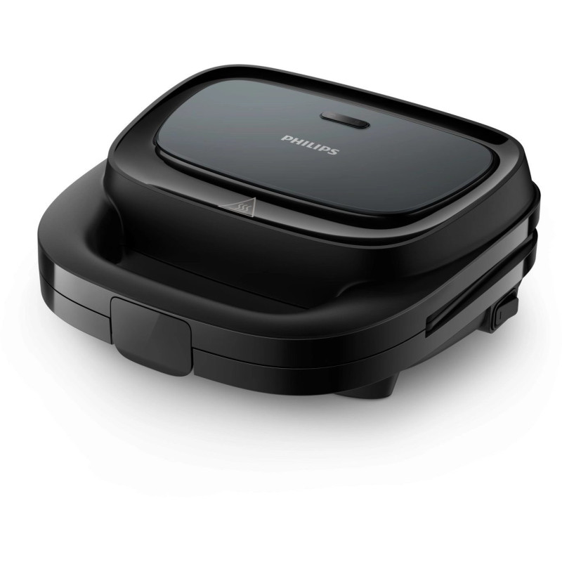 PHILIPS 3000 serijos sumuštinių skrudintuvas (trikampis), 750 W, juodas, HD2331/90
