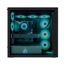 ARCTIC Xtender tower case black (matt) tempered glass x 2 (tinted)
