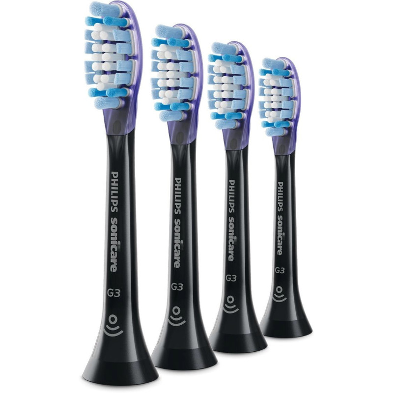 Philips Sonicare G3 Premium Gum Care HX9054 / 88 pakuotė po 4 (juoda / violetinė)
