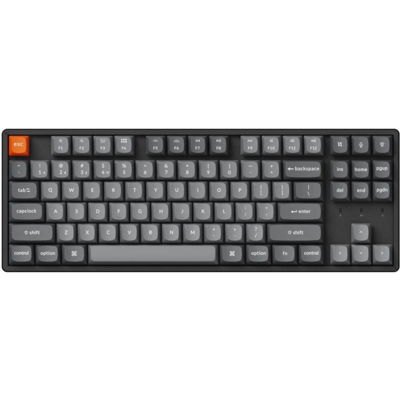 Keychron K8 Max RGB Brown Switch Belaidė klaviatūra (Juodas) K8M-J3 .