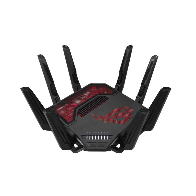 ASUS ROG Rapture GT-BE19000 belaidis maršrutizatorius Multi - Gigabito Ethernet trijų dažnių (2,4 GHz / 5 GHz / 6 GHz) j