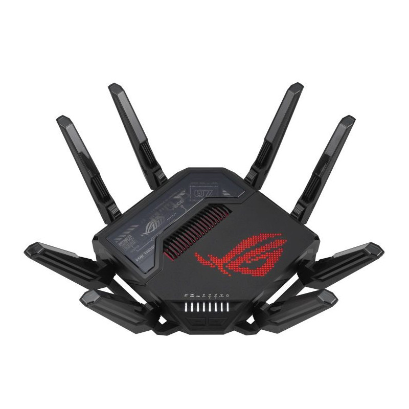 ASUS ROG Rapture GT-BE98 belaidis maršrutizatorius 10 gigabitų eternetas keturių dažnių (2,4 GHz / 5 GHz-1 / 5 GHz-2 / 6