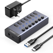 HUB USB Ugreen 7x USB-A 3.0 ( UGR1228BLK )