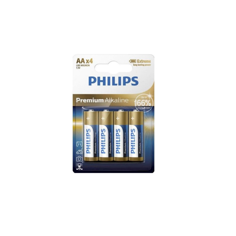 Philips Premium Alkaline LR6M4B / 10 household battery Single-use battery AA