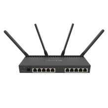 Mikrotik RB4011iGS+5HacQ2HnD-IN belaidis maršrutizatorius Gigabito eternetas Dviejų dažnių (2,4 GHz / 5 GHz) Juodas
