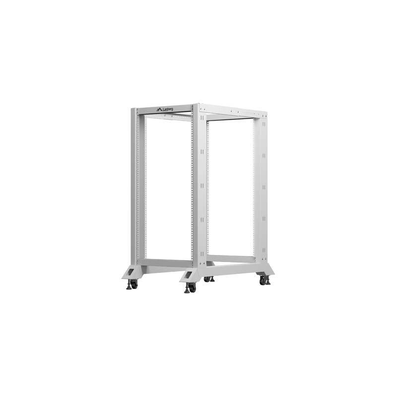 Open rack stand 19 inches 22U 600x1000 grey