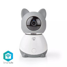 Nedis WIFICI30CGY security camera IP security camera Indoor 1920 x 1080 pixels Desk / Wall