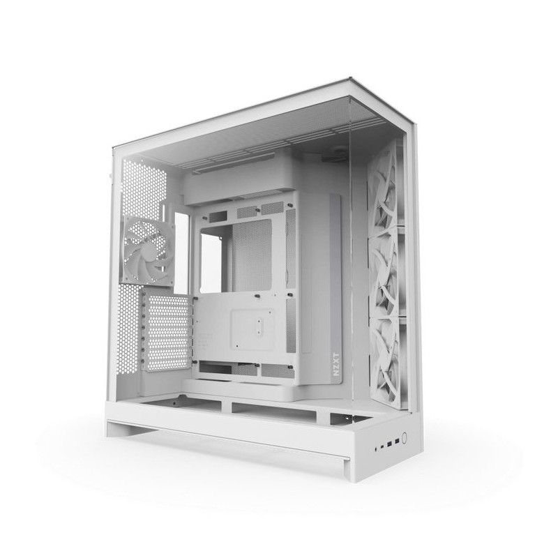 NZXT H9 Flow Midi Tower, baltas