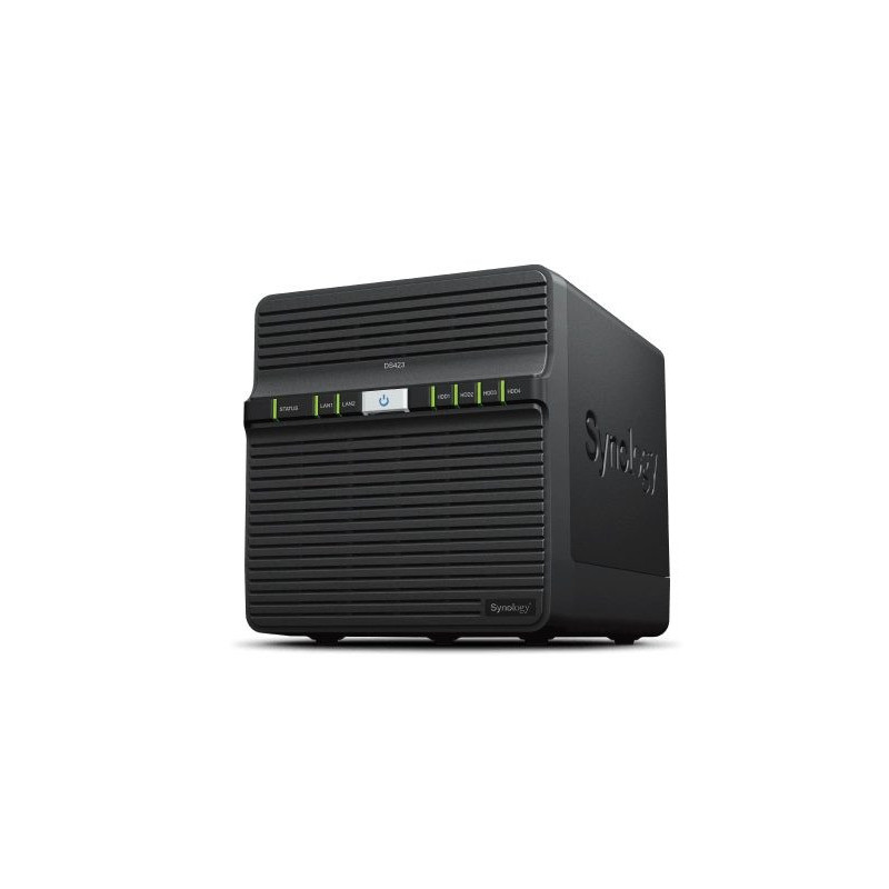 Synology DiskStation DS423 NAS / storage server Realtek RTD1619B 2 GB DDR4 0 TB DiskStation Manager Black