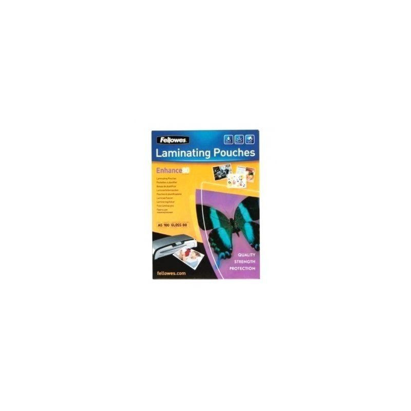 Fellowes 80mik glossy paper sheets 100 pcs. (5306002) A5