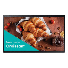 Samsung QB24C Digital signage flat panel 61 cm (24") LED Wi-Fi 250 cd / m² Full HD Black Built-in processor Tizen 1