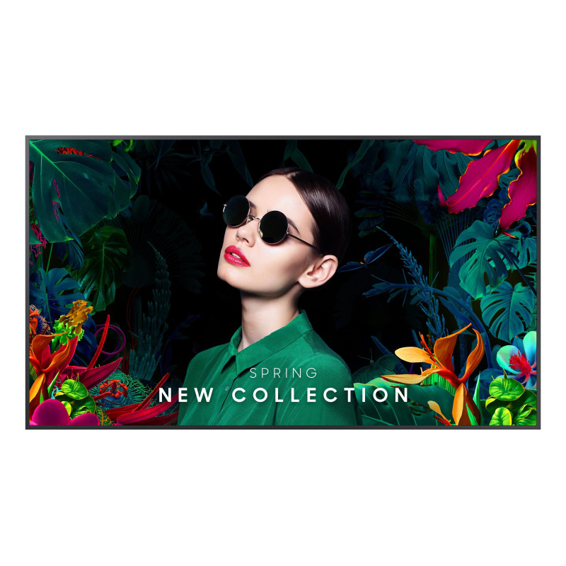 Samsung QM75C Digital signage flat panel 190.5 cm (75") LCD Wi-Fi 500 cd / m² 4K Ultra HD Black Tizen 24 / 7