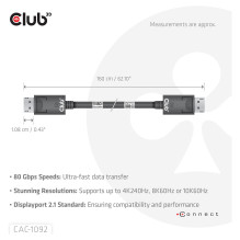 CLUB3D CAC-1092 DisplayPort cable CLUB3D CAC-1092 DisplayPort cable