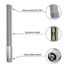 Qoltec LoRa anetnna 5.8dBi outdoor Qoltec LoRa anetnna 5.8dBi outdoor