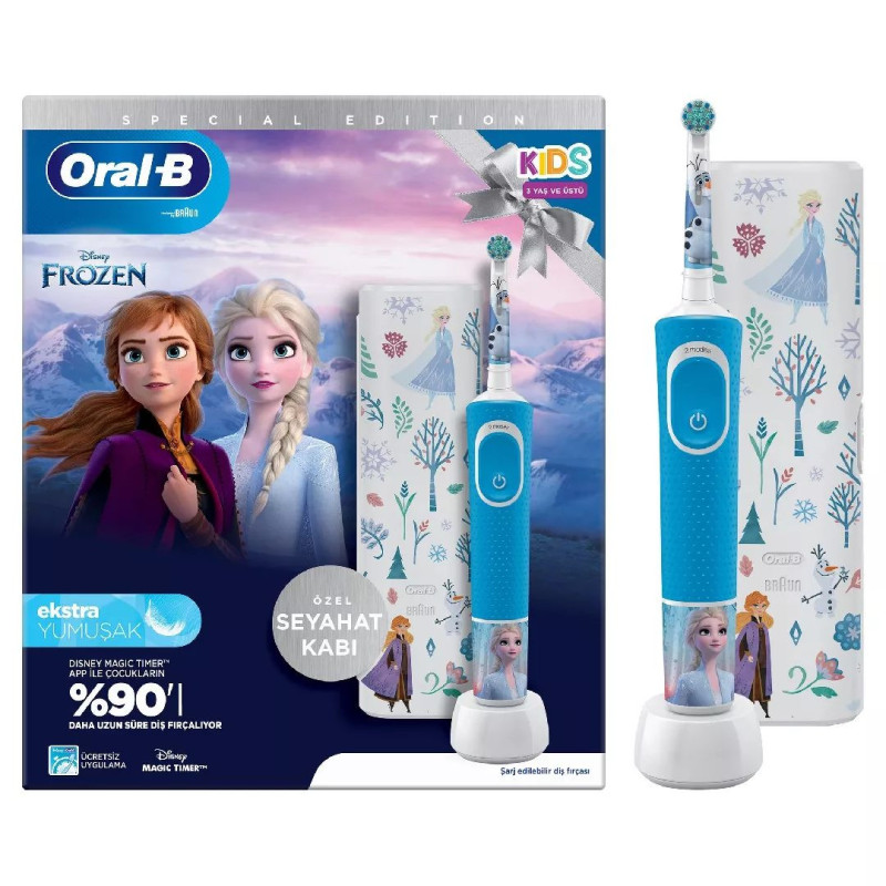 Oral-B Vitality Pro Frozen Child Rotating-oscillating toothbrush Black Grey