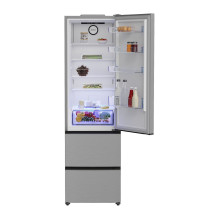 BEKO B3RGNA354HXB1 laisvai pastatomas šaldytuvas, 203 cm, sidabrinės spalvos