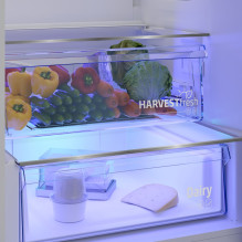 BEKO B3RGNA354HXB1 laisvai pastatomas šaldytuvas, 203 cm, sidabrinės spalvos